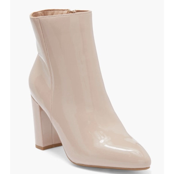 Beige Pointed Toe Bootie - Picture 7 of 7